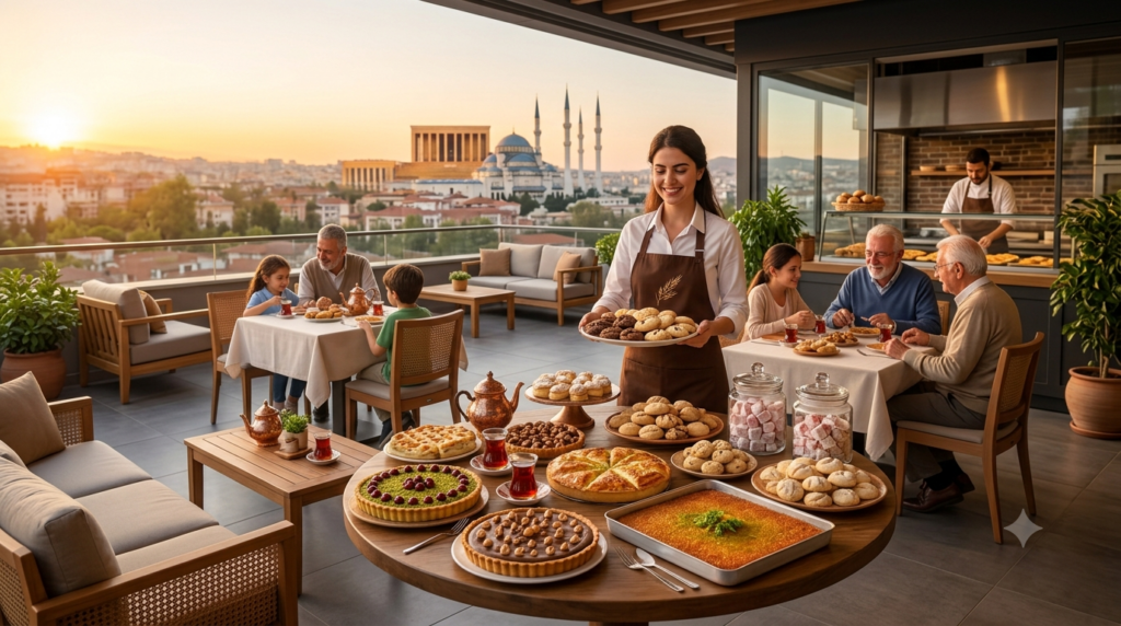 Tatlı Dilimler Ankara - Aile boyu taze yaş pasta, simit ve börek çeşitleri