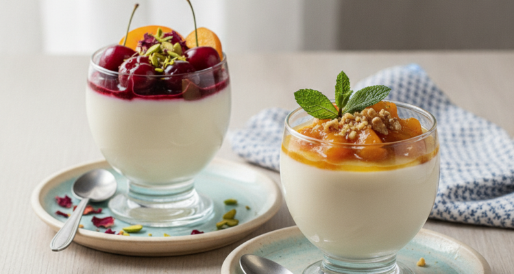 Meyveli Panna Cotta: İtalyan Kremsi Tatlısının Türk Mutfağında Yeni Hali (AI ...