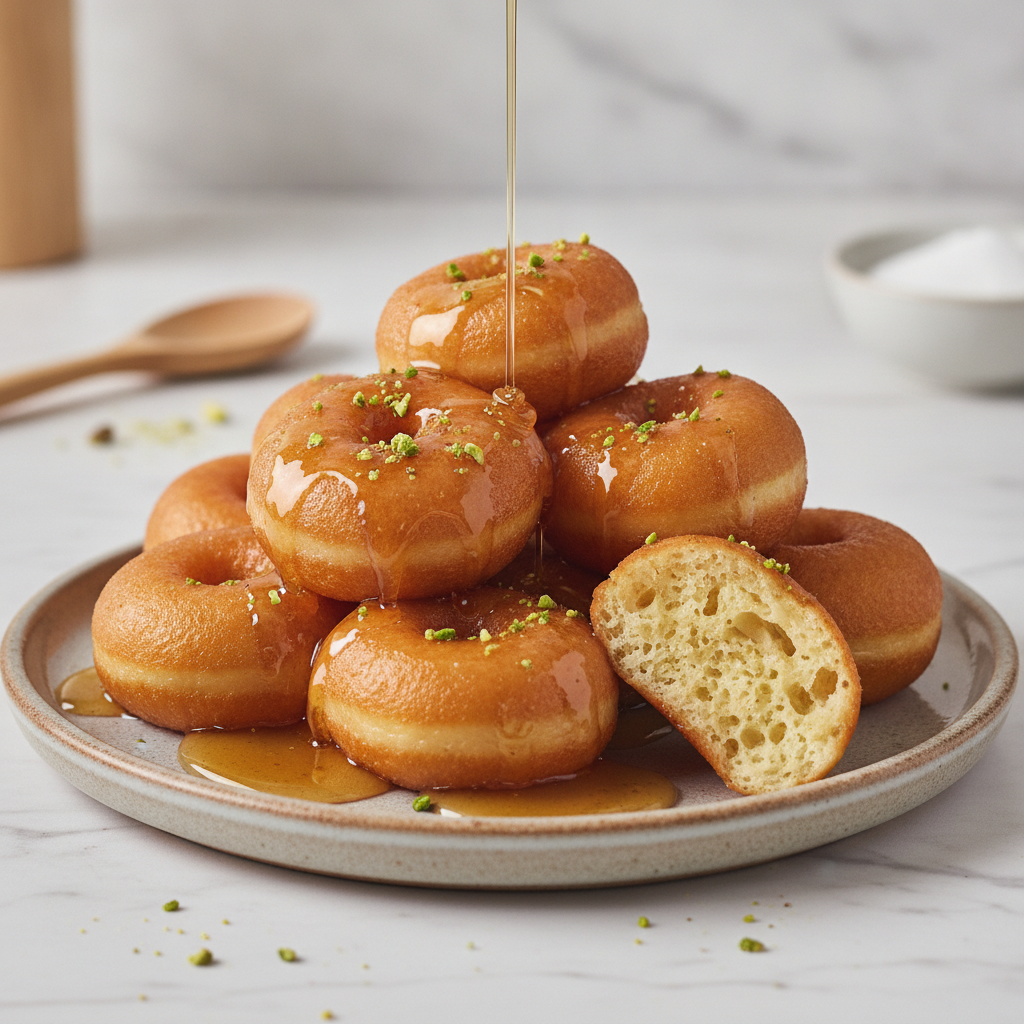 Ev Yapımı Lokma Tatlısı Tarifi: Crispy Dışı, Şerbetli İçi ile Enfes Bir Lezze...